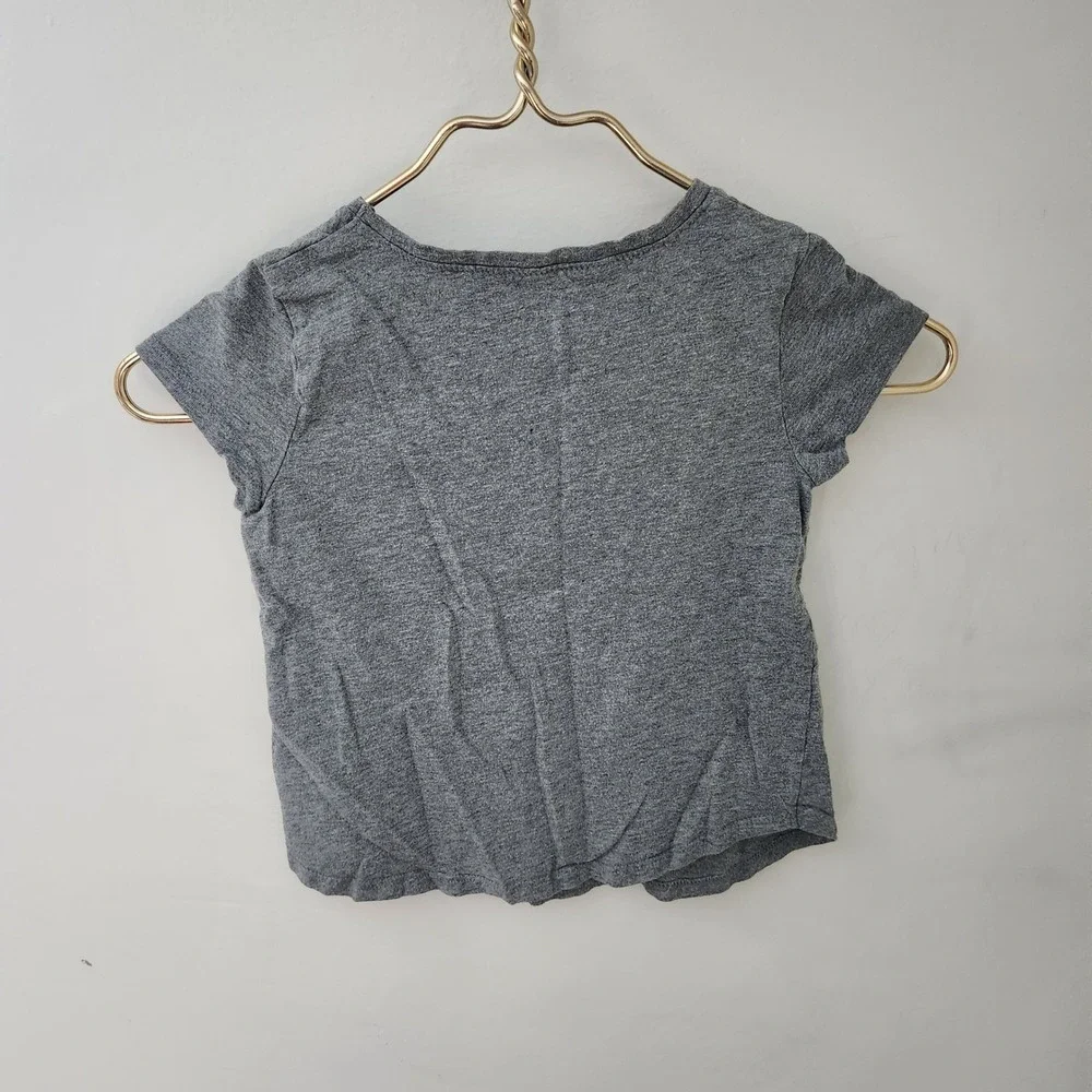 Jumping Beans‎ Toddler Girls T Shirt Grey Gold Heart of Gold Size 5T
